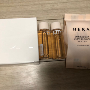 (새상품)프리메라 나이아시카 워터리 쿠션(베이지)+헤라쿠션미니+프리메라 오일 투폼 2개