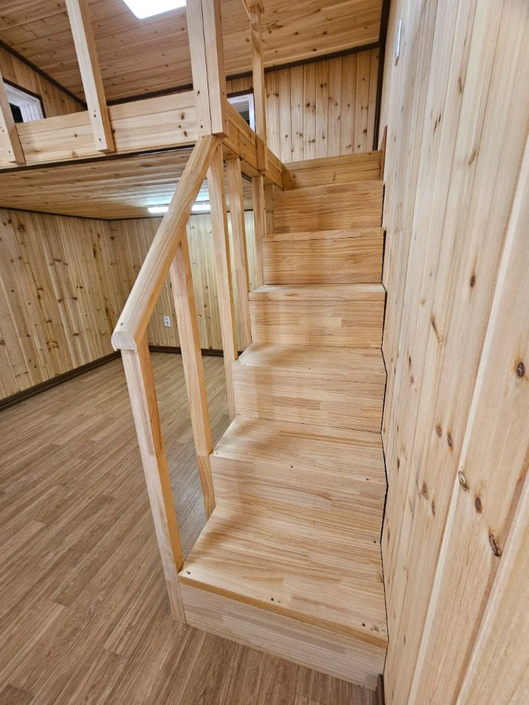 3*6 다락형 복층 농막, 농촌체류형쉼터, 이동식주택, 기숙사 1350만원 이미지