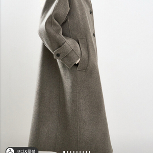 시스템 캐시미어 블렌드 발마칸 코트 55