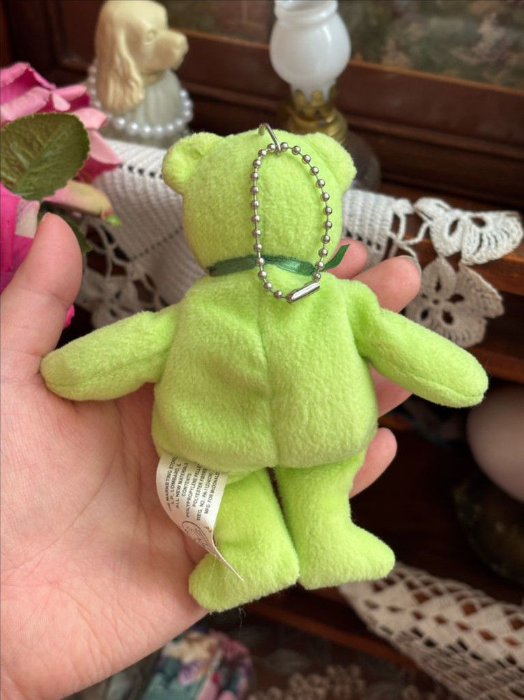 키링 커스텀) 2004년도 25주년 맥토이 미니 ty베어 고전빈티지인형 티와이베어 빈티지해피밀토이 이미지