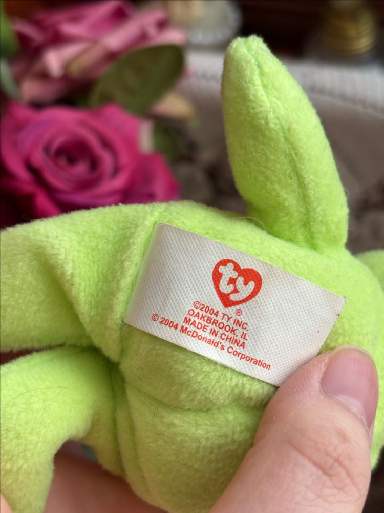 키링 커스텀) 2004년도 25주년 맥토이 미니 ty베어 고전빈티지인형 티와이베어 빈티지해피밀토이 이미지