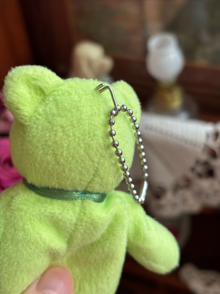 키링 커스텀) 2004년도 25주년 맥토이 미니 ty베어 고전빈티지인형 티와이베어 빈티지해피밀토이 이미지