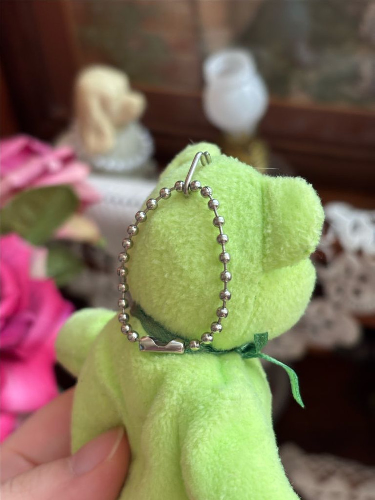 키링 커스텀) 2004년도 25주년 맥토이 미니 ty베어 고전빈티지인형 티와이베어 빈티지해피밀토이 이미지