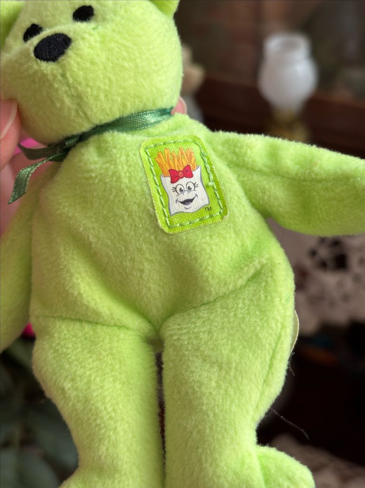 키링 커스텀) 2004년도 25주년 맥토이 미니 ty베어 고전빈티지인형 티와이베어 빈티지해피밀토이 이미지