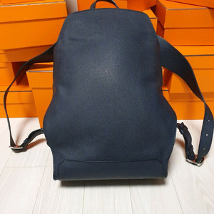 정품 에르메스 백팩 네이비