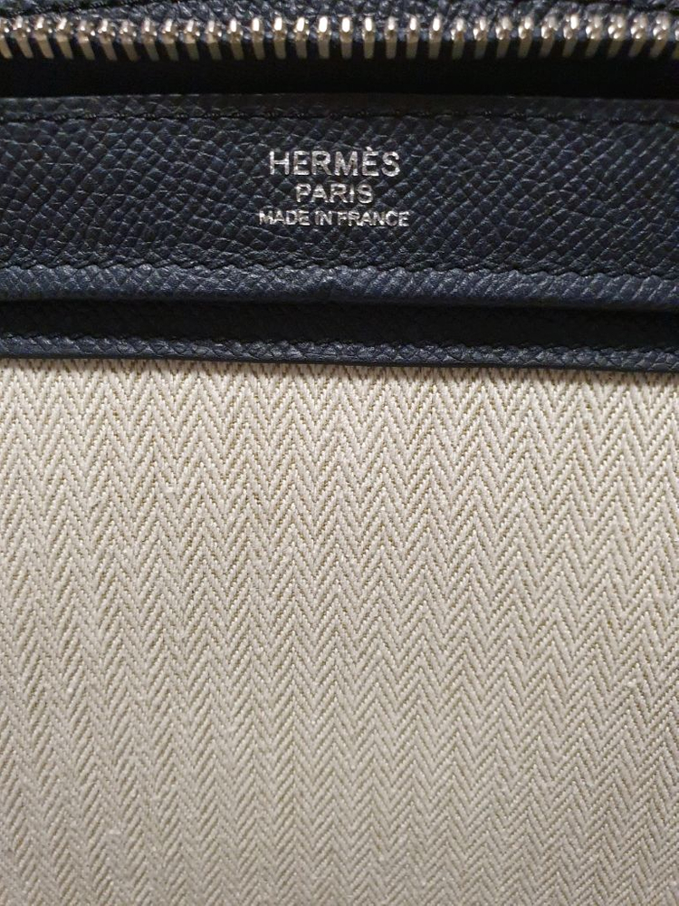 정품 에르메스 백팩 네이비--7