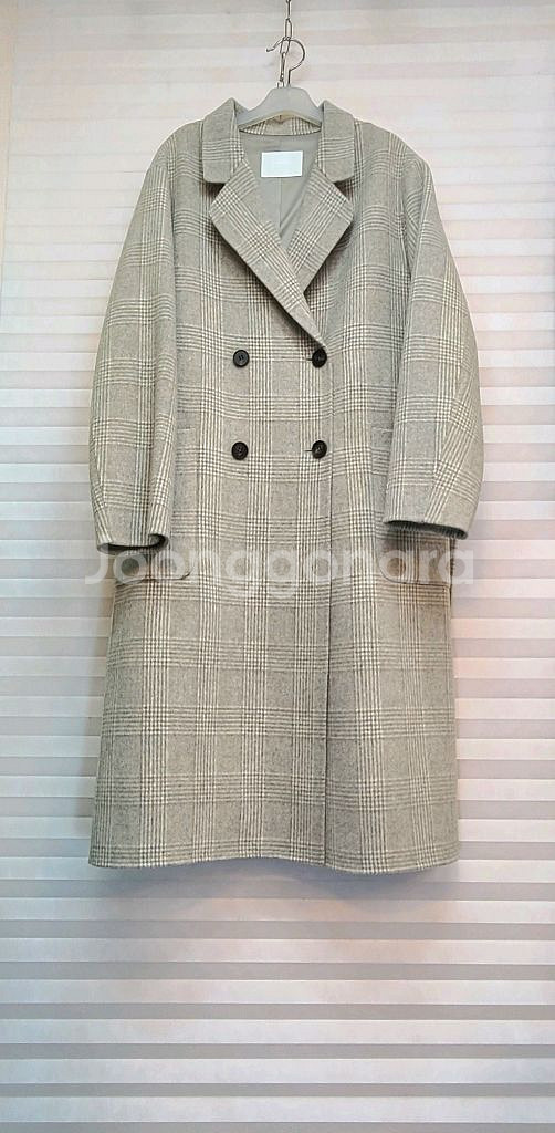 퓨어다> 상태최상-울90 핸드메이드 벨티드 롱코트--1