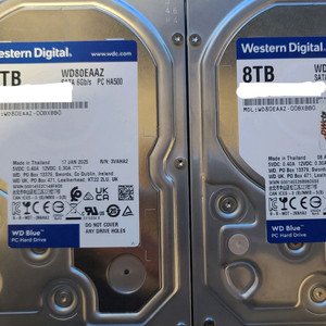 WD 8TB 2장 판매합니다.