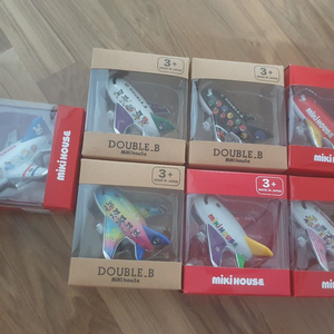 (설특가)미키하우스 더블비 풀백 비행기 장난감 7종 세트