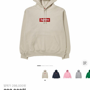 슈프림 박스 로고 후드티 이미지