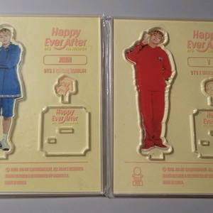 방탄소년단 팬미팅 4기 머스터 아크릴 스탠드 지민 뷔 이미지