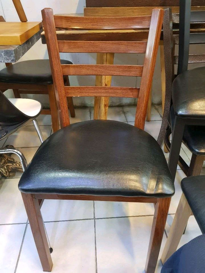 업소용,식당 철재의자(미사용품) 이미지