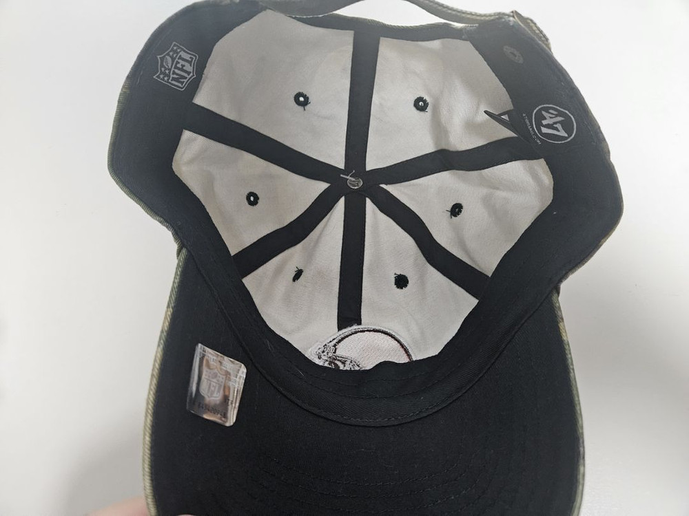 47브랜드 클리블랜드 브라운스 카모 클린업 볼캡--9