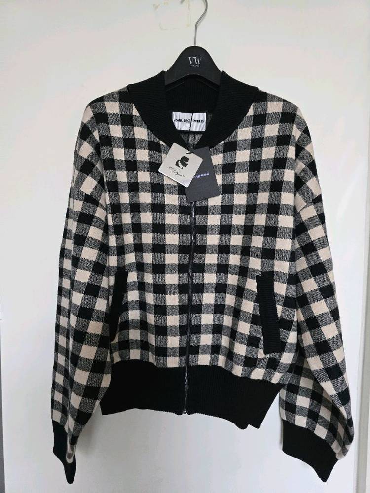 (새상품)칼라거펠트 집업자켓+니트(77) 이미지