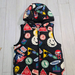 아이스비스킷 패딩 조끼 145