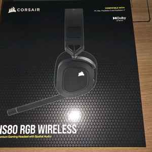 커세어 CORSAIR HS80 RGB WIRELESS 게이밍 무선 헤드셋
