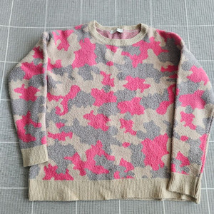 무자크 핑크 니트 프리사이즈