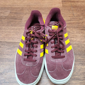 아디다스 가젤 볼드 버건디/옐로우 스니커즈 UK6(245~250)