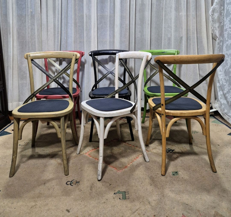 인테리어 빈티지 크로스백 체어--4