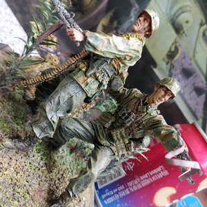 *각종교신가능*대형1/16정밀도색(비네트작)밀리터리프라모델2WW독일SS무장친위대~바람에언덕에서