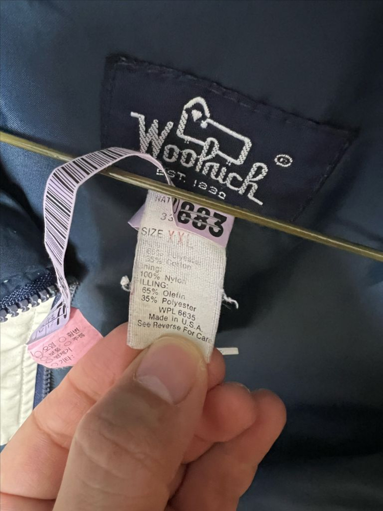 해외직구) 울리치 투 포켓 숏패딩 점퍼 xxl--6