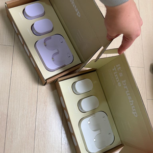 브러쉬업 케어즈 칫솔살균기 듀얼 새제품 2박스