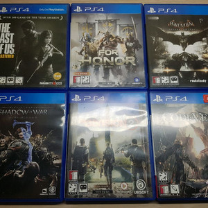 ps4타이틀 (라오어 리마스터, 포아너, 배트맨 아캄나이트, 섀도우오브워, 더 디비전2, 코드베인) 판매합니다