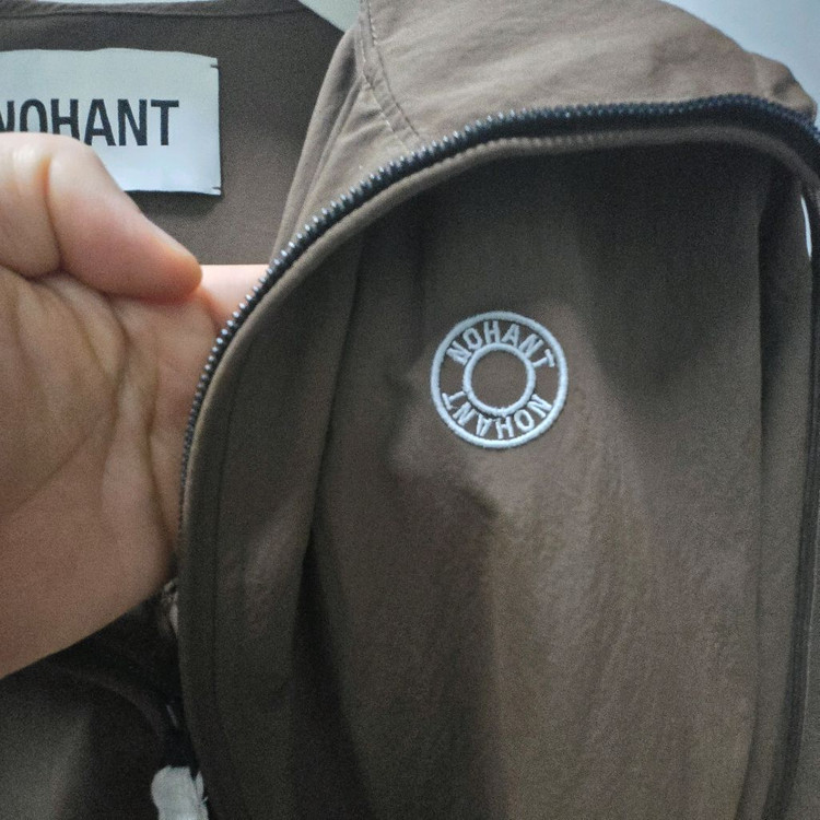 NOHANT 노앙 브라운 후드 집업 자켓 이미지