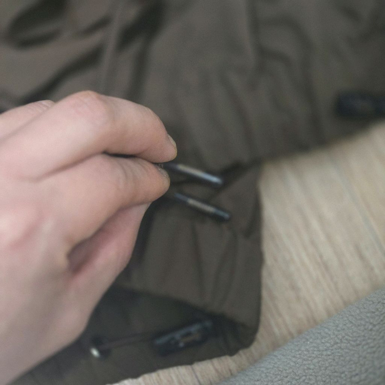 NOHANT 노앙 브라운 후드 집업 자켓 이미지