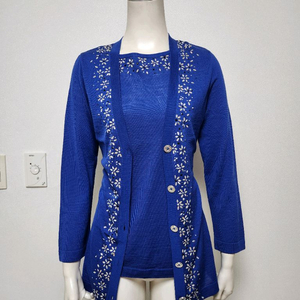 센죤 니트 조끼, 가디건 세트, P사이즈