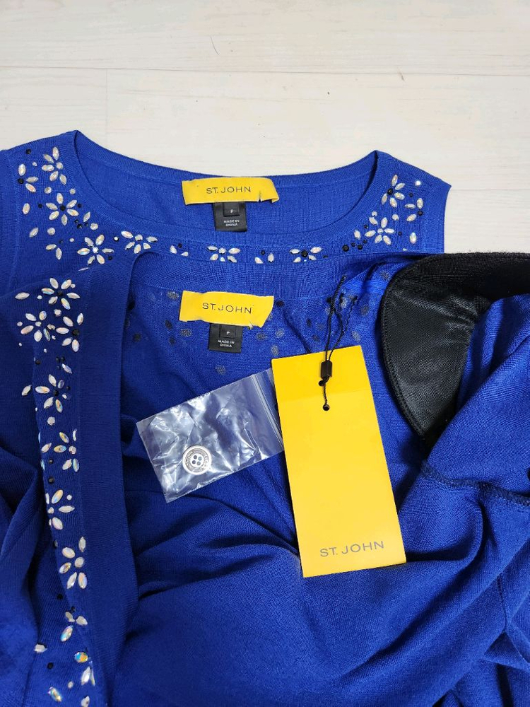 센죤 니트 조끼, 가디건 세트, P사이즈--8