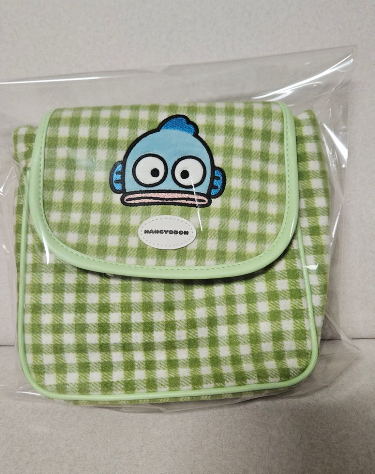 산리오 마이멜로디 한교동체크백팩 체크가방--2