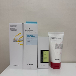 코스알엑스 선크림 에센스 크림 토너 클렌징워터 폼클렌저