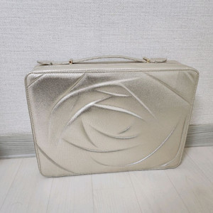 장미 패턴 화장품 케이스, 랑콤 골드 메이크업 박스, 새것