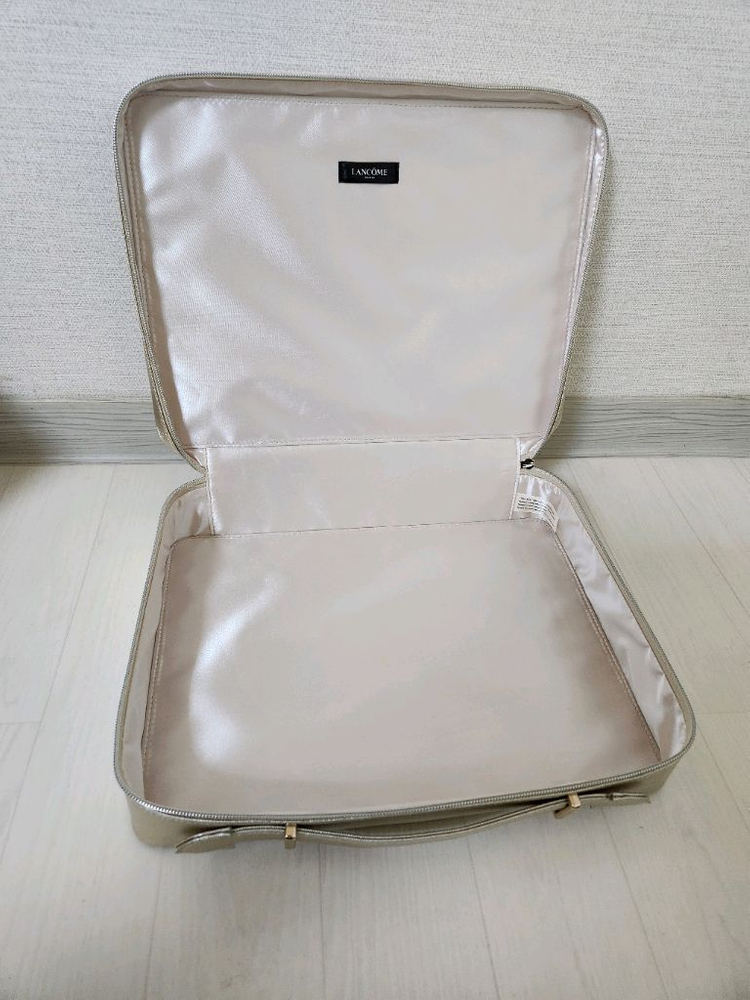 장미 패턴 화장품 케이스, 랑콤 골드 메이크업 박스, 새것--3
