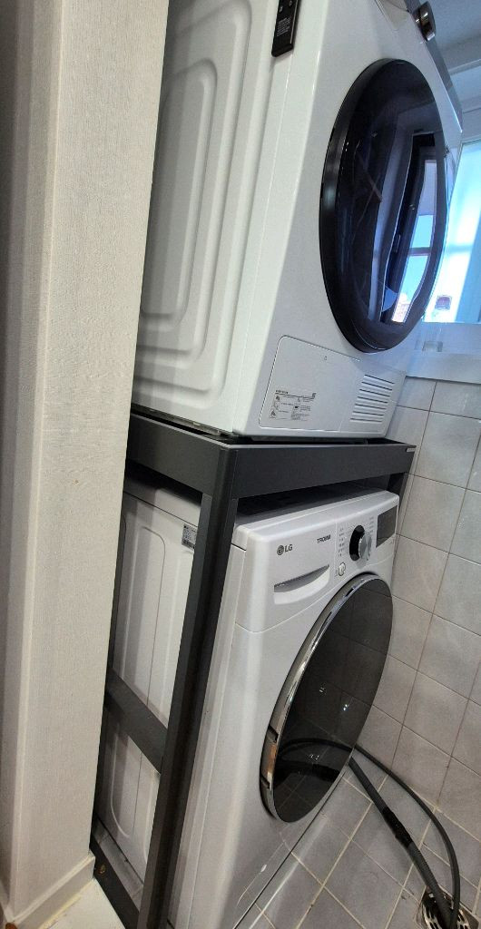 LG 트롬 세탁기 15kg + 삼성 건조기 9kg 세트--0