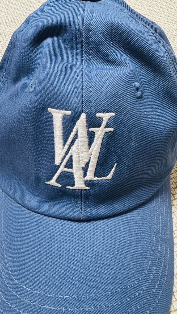 우알롱 시그니처 로고 볼캡 - 미드 블루 M 이미지