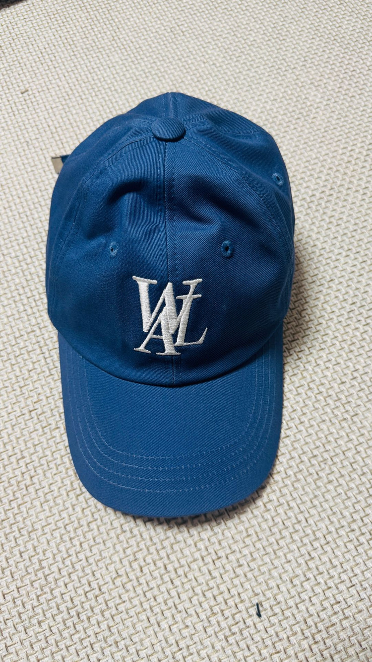우알롱 시그니처 로고 볼캡 - 미드 블루 M 이미지
