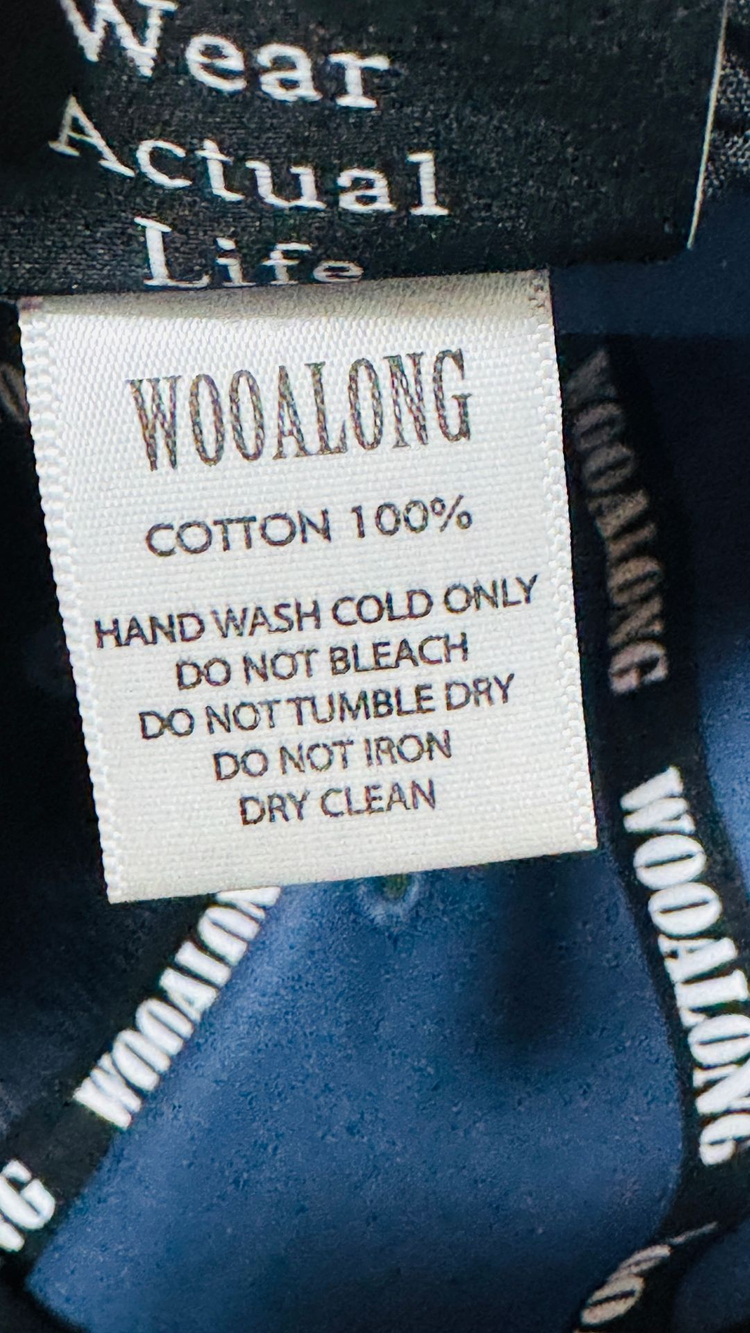 우알롱 시그니처 로고 볼캡 - 미드 블루 M 이미지