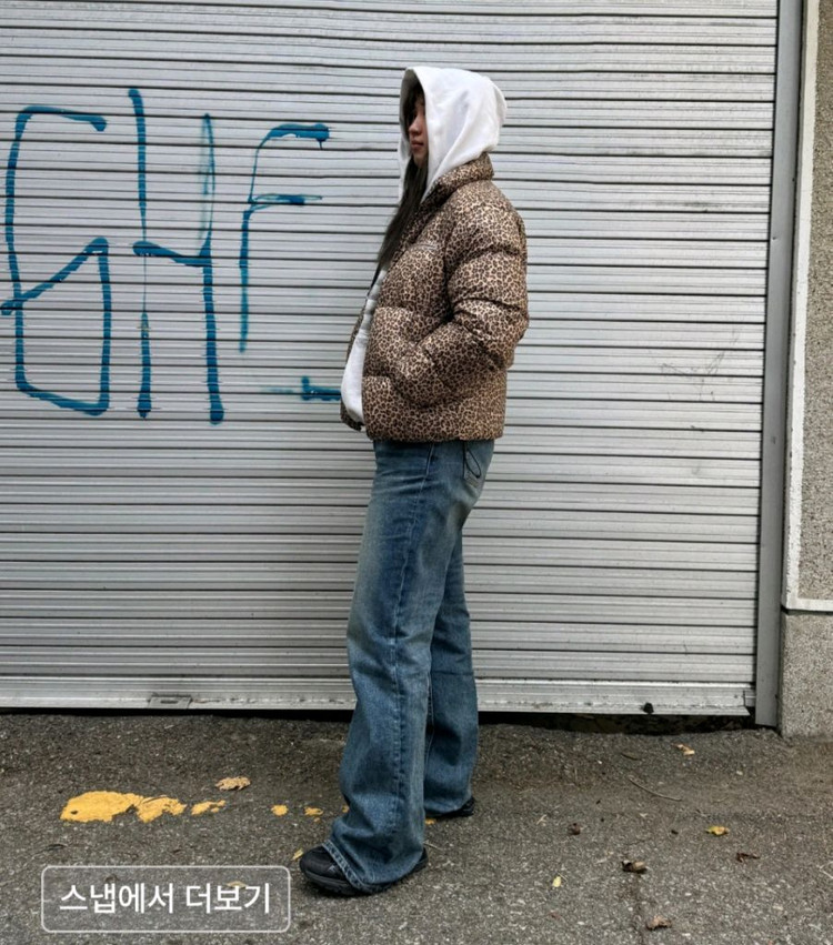 스컬프터 레오파드 패딩--3