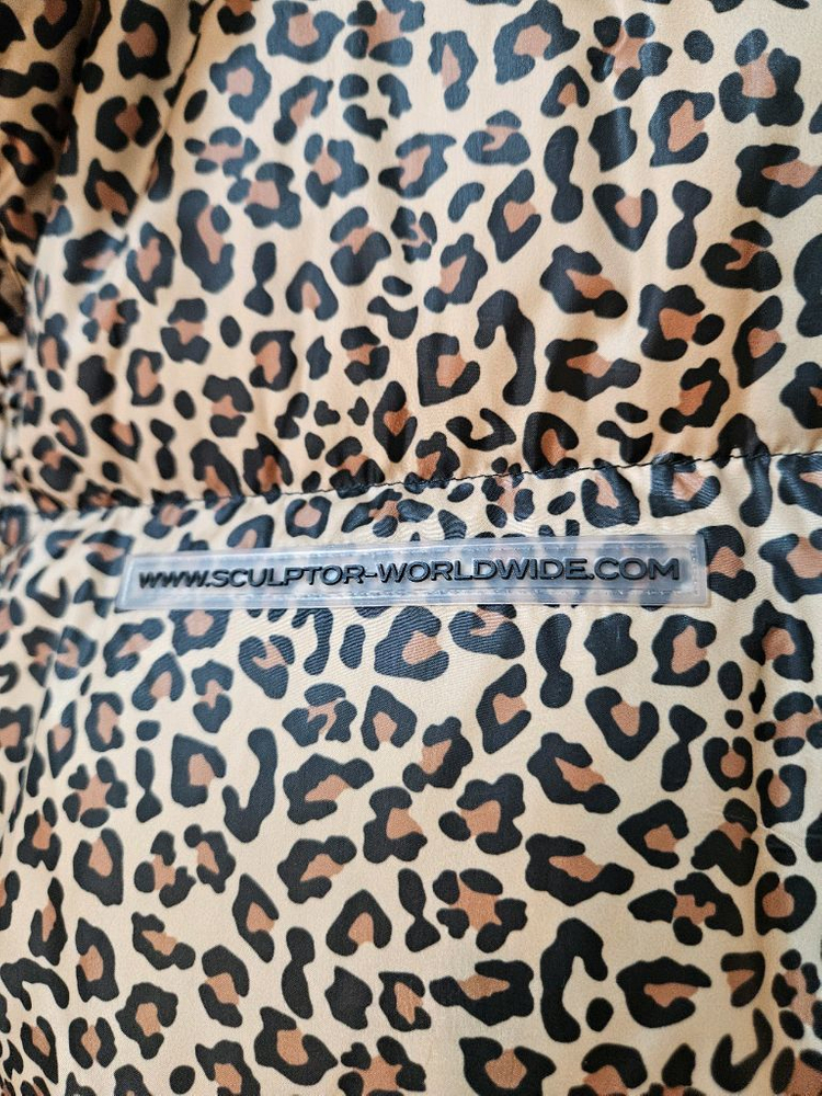 스컬프터 레오파드 패딩--4
