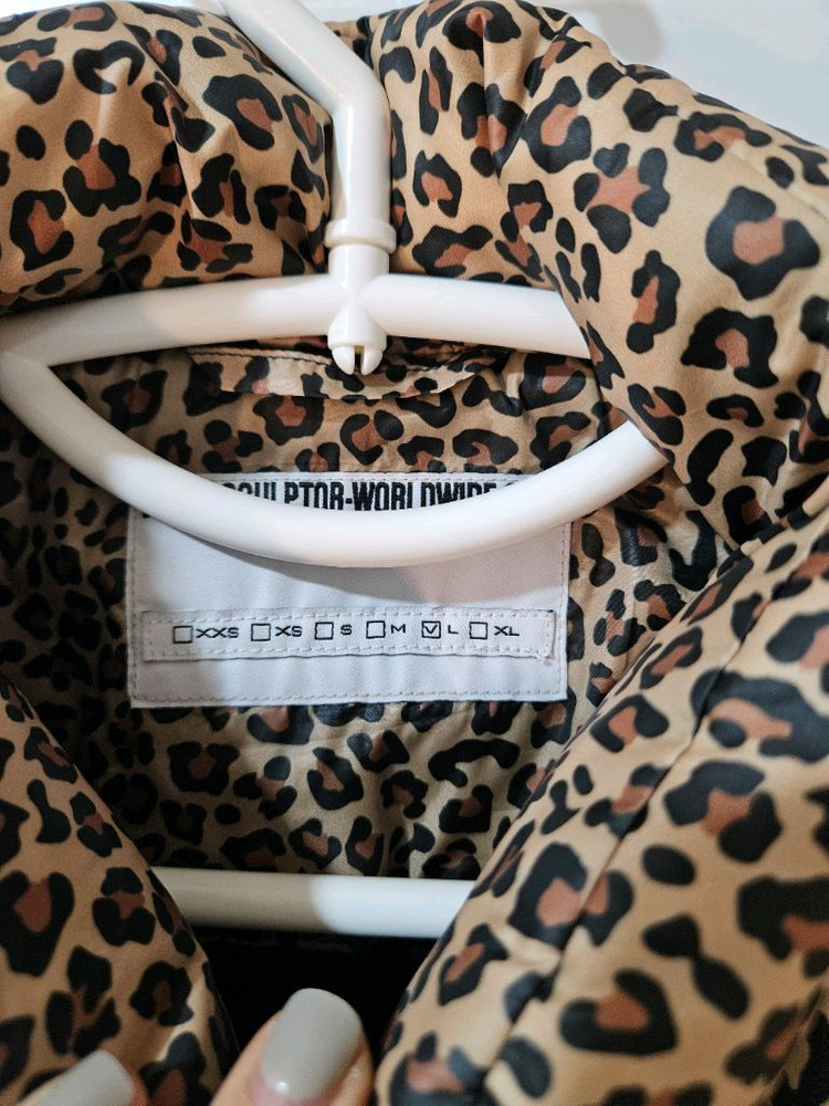 스컬프터 레오파드 패딩--5