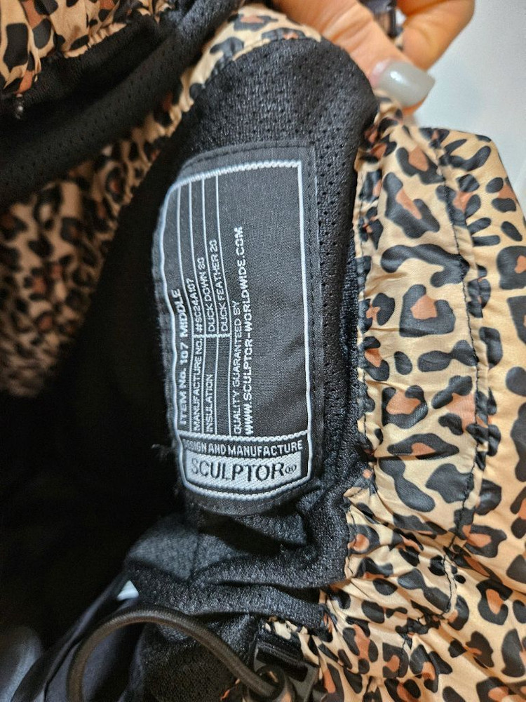 스컬프터 레오파드 패딩--7