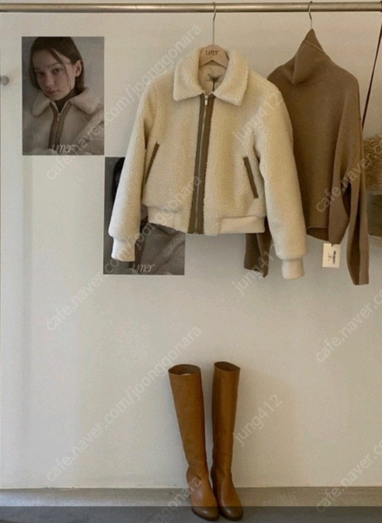 유메르 봄버 시어링 무스탕--1