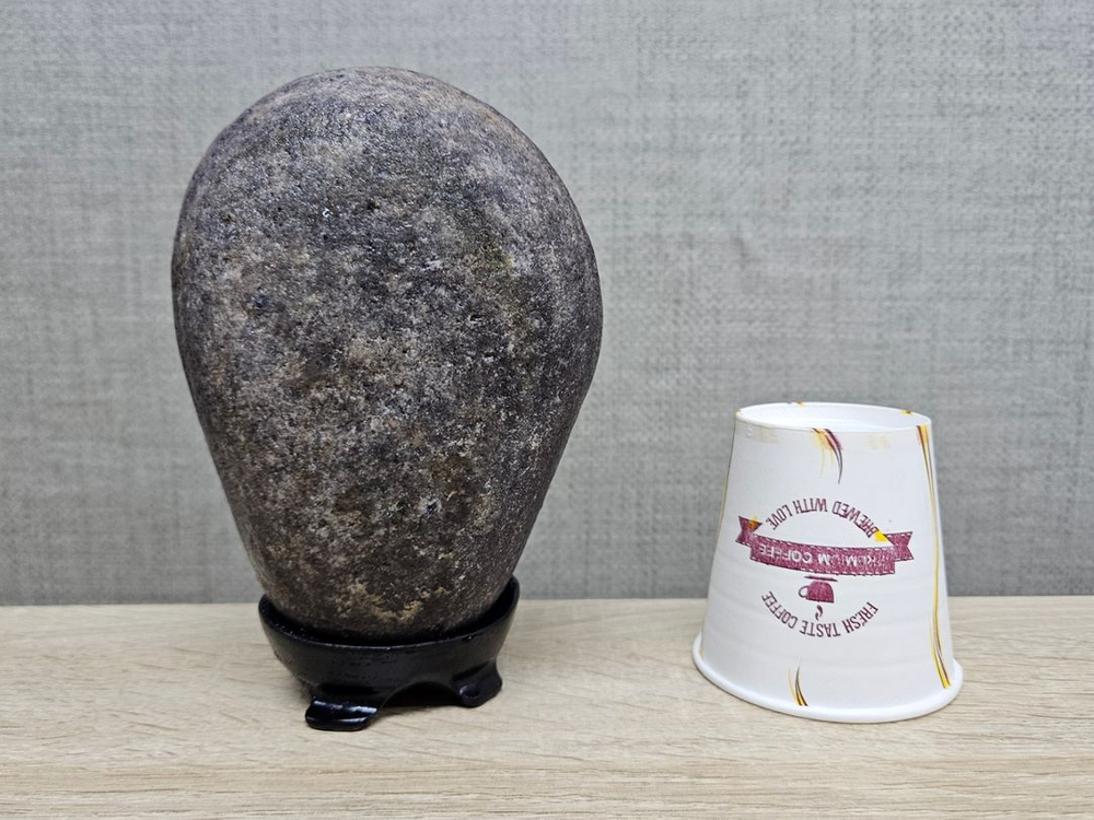 수석 돌 영춘 일출경 그림돌 색채석 입석--4