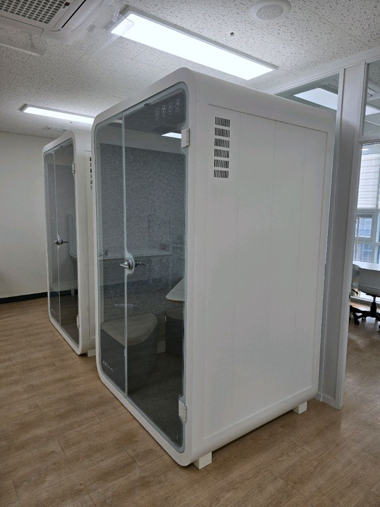 방음부스 , 폰부스, 미팅룸, 회의실,개인방송 부스, 휴게실, 화상회의 방음 부스 판매합니다. 이미지