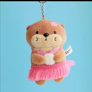 [새제품]프리메라 한정판 태닝 수달 키링 굿즈 인형키링