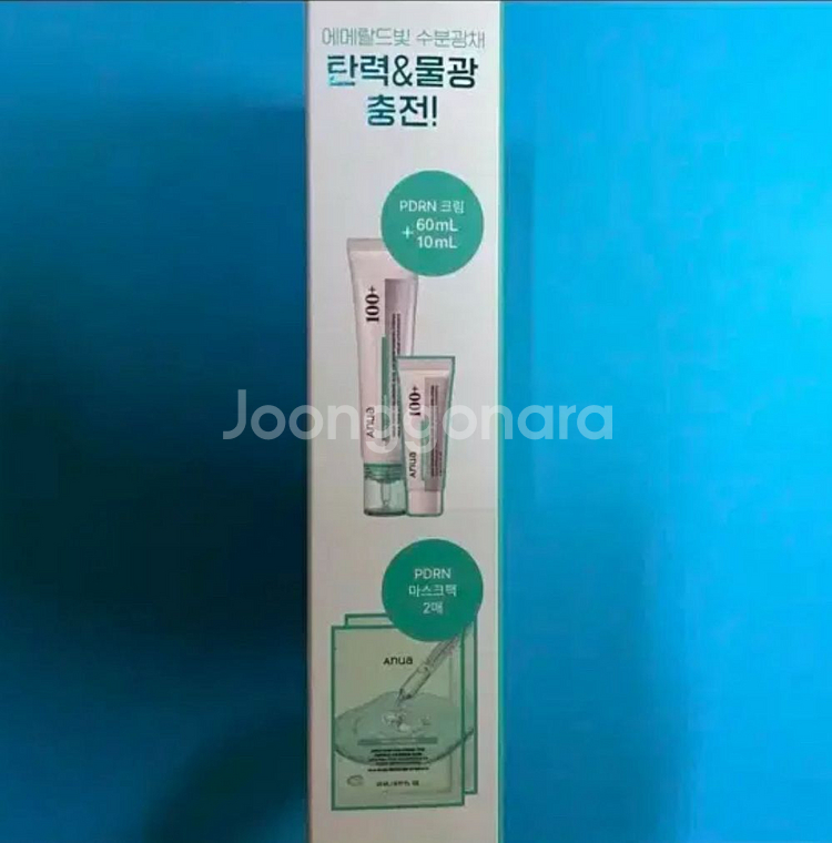 [새제품]아누아/PDRN수분크림/증정+캡슐마스크팩2세트--2