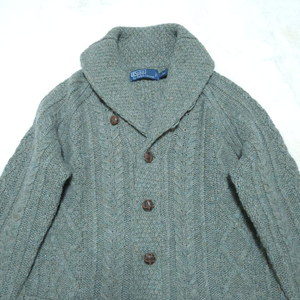 폴로 랄프로렌 남성 케이블 니트 가디건 5