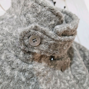 도매텍 제평브랜드 부클 봄버자켓